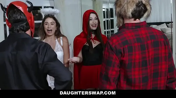 Fresh Cosplay (Lacey Channing) (Pamela Morrison) Receive Juicy Halloween Treat From StepDaddies new Movies