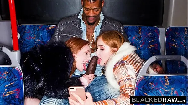 Fresh BLACKEDRAW Two Beauties Fuck Giant BBC On Bus new Movies