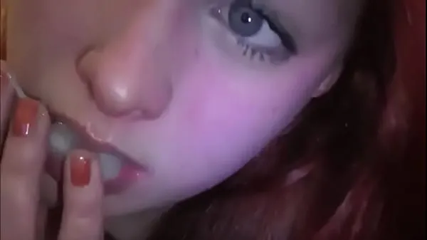 Fresh Married redhead playing with cum in her mouth new Movies