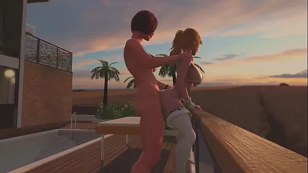 Best futanari story. At sunset red shemale lady having sex with a young tranny blonde. Shemale woman hard fucked girl's ass, Hot Cartoon Anal Sex HPL FT 6 1 Film baru yang segar