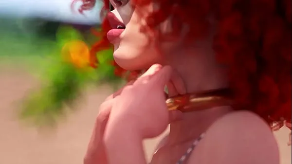Futanari - Beautiful Shemale fucks horny girl, 3D Animated Film baru yang segar