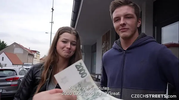 Fresh CzechStreets - Would you share your gf with any other guy? Because he did it new Movies