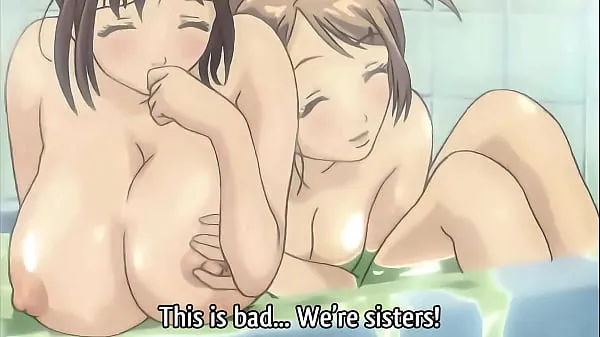 Fresh step Sisters Taking a Bath Together! Hentai [Subtitled new Movies