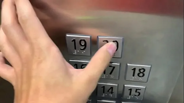 أحدث Sex in public, in the elevator with a stranger and they catch us أفلام جديدة